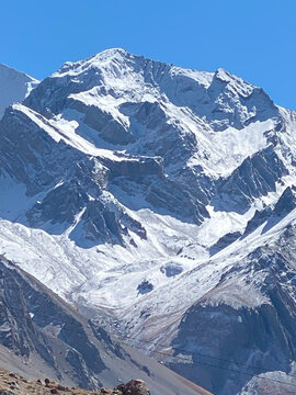 Om Parvat, a sacred peak in the Himalayas, in Uttarakhand, India
