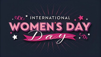 International Women’s Day design template