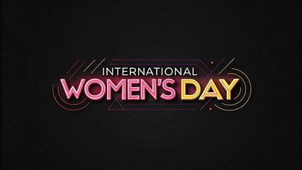 Naklejka premium International Women’s Day design template
