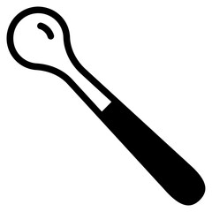 Stirring rod Glyph Icon