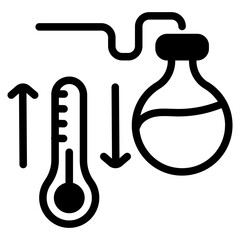 Thermodynamics Glyph Icon