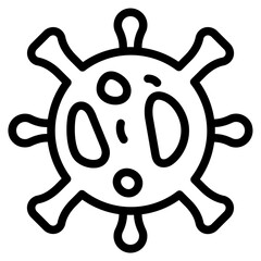 Virus Line Icon