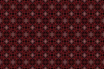 Ethnic pattern seamless, Geometric design ,Aztec embroidery border seamless patterns.ethnic design,  pattern art wallpaper Background, Design for fabric, curtain, carpet ,geometry seamless pattern