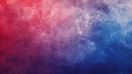 Obraz premium A vivid abstract wallpaper with swirling smoke and fog in red, blue, and purple, creating dramatic contrasts and intense, colorful visuals.