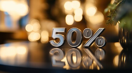 Discount Offer with Reflective Numbers