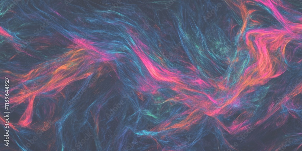 Poster cosmic microwave background texture revealing vibrant colors and intricate patterns in the universe