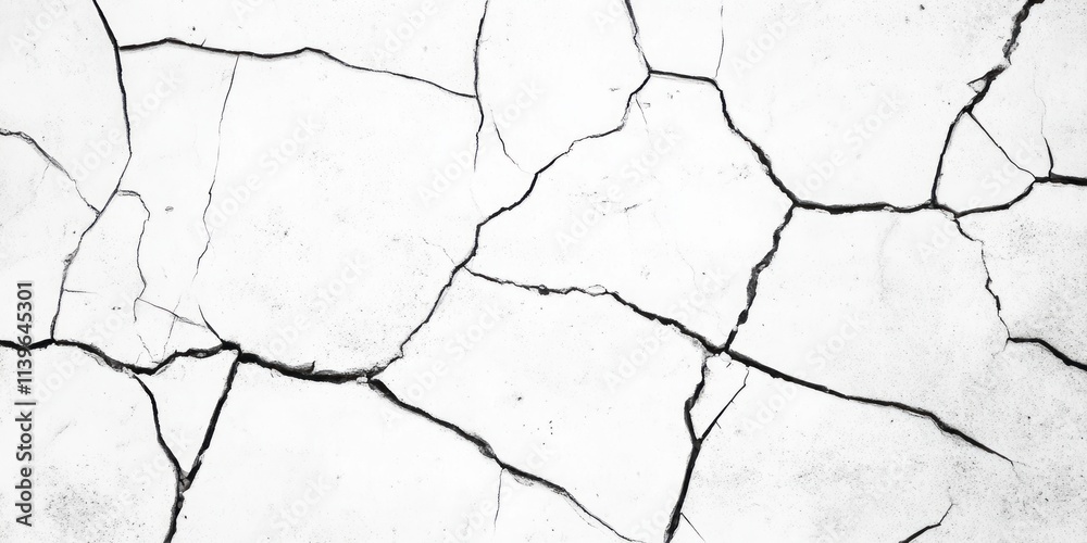 Poster cracked cement mix texture showing intricate patterns and details in a weathered surface