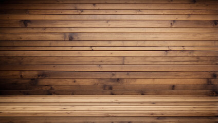 Fototapeta premium Empty Wooden Table Background