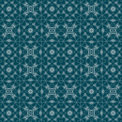 Christmas seamless pattern. Christmas background blue. Snowflake pattern. Happy New Year