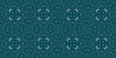 Christmas seamless pattern. Christmas background banner blue. Frost pattern. Happy New Year.