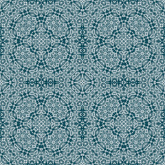 Christmas seamless pattern. Christmas background blue. Snowflake pattern. Happy New Year