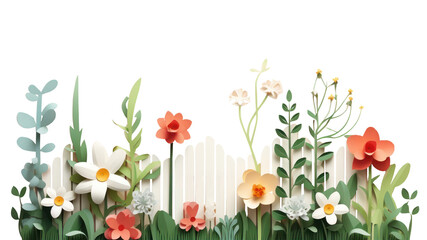 Fototapeta premium PNG Garden flower plant art.