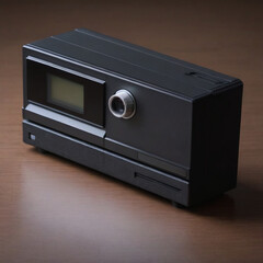 Obraz premium stereo player close up , realistic illustration