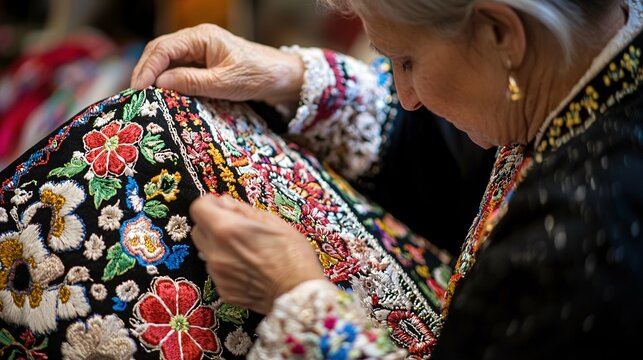 Serbian folklore features elaborate traditional costumes with vibrant embroidery, showcasing unique designs and age-old crafting techniques that preserve cultural heritage.