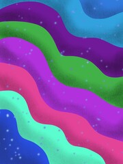 Colorful Abstract Walpaper and Background Design Illustration