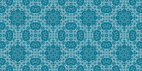 Christmas seamless pattern. Christmas background banner blue. Frost pattern. Happy New Year.