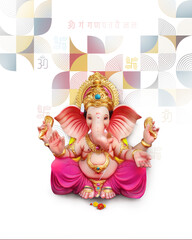Lord Ganesha, is one of the best-known and most worshiped god in the Hindu religion lord Ganesha of Indian festival tradition