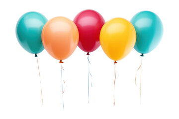 PNG Balloon anniversary celebration decoration.