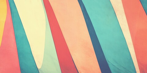 Obraz premium Seamless texture pattern of vibrant sun-bleached boat sails showcasing rich colors and a coastal ambiance