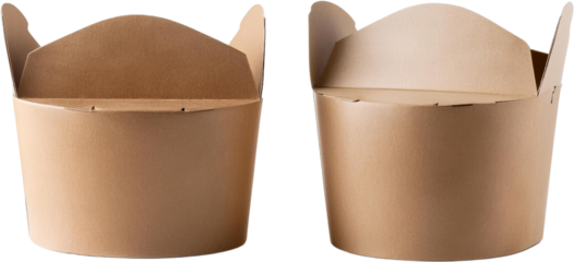 Brown Kraft Paper Food Containers Takeout Boxes Packaging Disposable Eco Friendly Sustainable