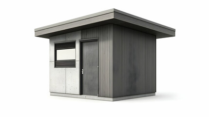 Modern Guard Booth 3D Render