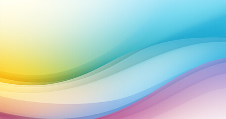 Abstract pastel gradient background with smooth waves