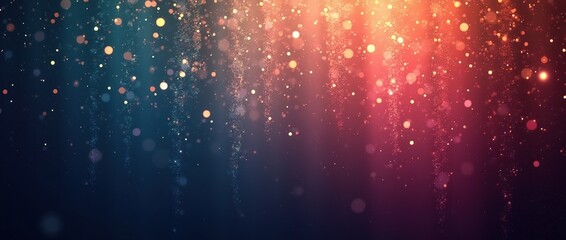 Obraz premium display of vibrant, colorful fireworks illuminating the night sky background