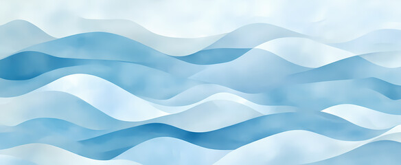 Obraz premium Simple abstract wave background