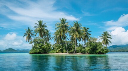 Obraz premium Tropical Bliss, Escape to Paradise, Island Serenity, Paradise Found