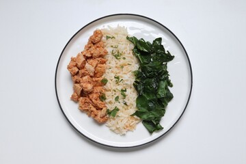 Homemade Plated Meal for Healthy and Nutritious Eating