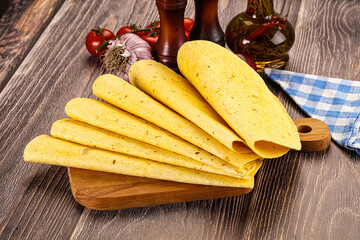 Mexican tortilla for burrito wrap