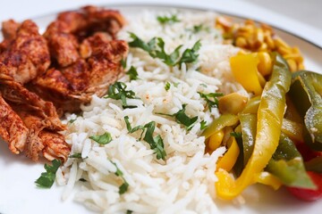 Homemade Plated Meal for Healthy and Nutritious Eating