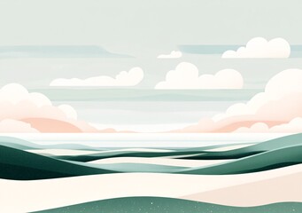 Obraz premium landscape with clouds