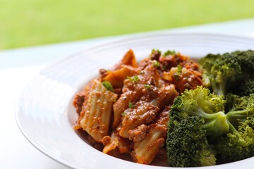 Homemade Plated Meal for Healthy and Nutritious Eating