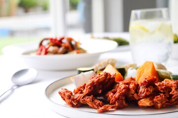 Homemade Plated Meal for Healthy and Nutritious Eating