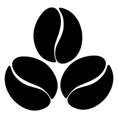 Fototapeta premium coffee bean icon illustration