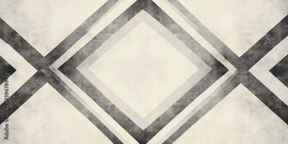 Aufkleber contrasting geometric banner design featuring empty space perfect for text or graphics