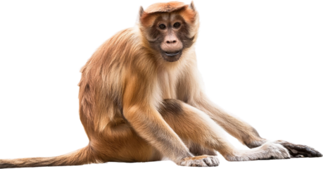 Adorable Red Faced Monkey Wildlife Primate Jungle Animal Portrait