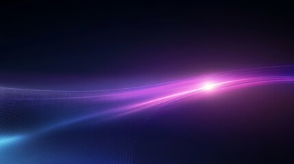 Fototapeta premium Abstract cosmic background with glowing nebula and light streaks.