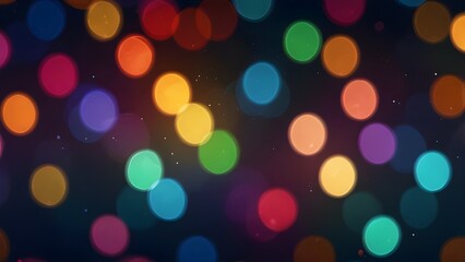 bokeh lights background with multi colors with motion blur. Generative AI