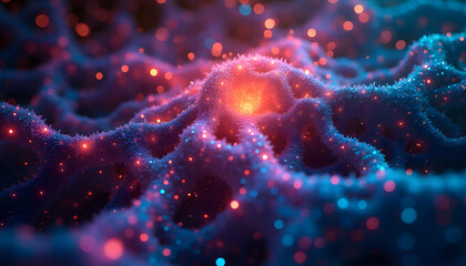 Interwoven Neural Circuits in Bold Rainbow Tones