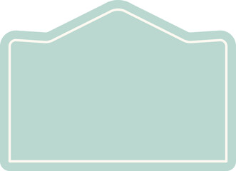 Isolated Vintage classic Label vector.
Blank Label Design in.
Vintage Pastel Label design.
Transparent background.