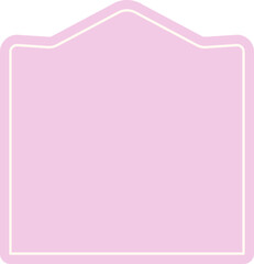 Isolated Vintage classic Label vector.
Blank Label Design in.
Vintage Pastel Label design.
Transparent background.