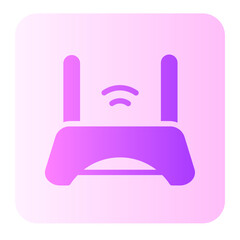 Wifi Router gradient icon