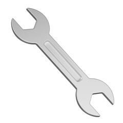 3d render  Double Open End Wrench  illustration