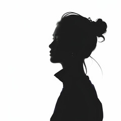 silhouette of a woman