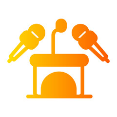 conference gradient icon
