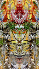 Abstract art background . Hand painting artwork on canvas 