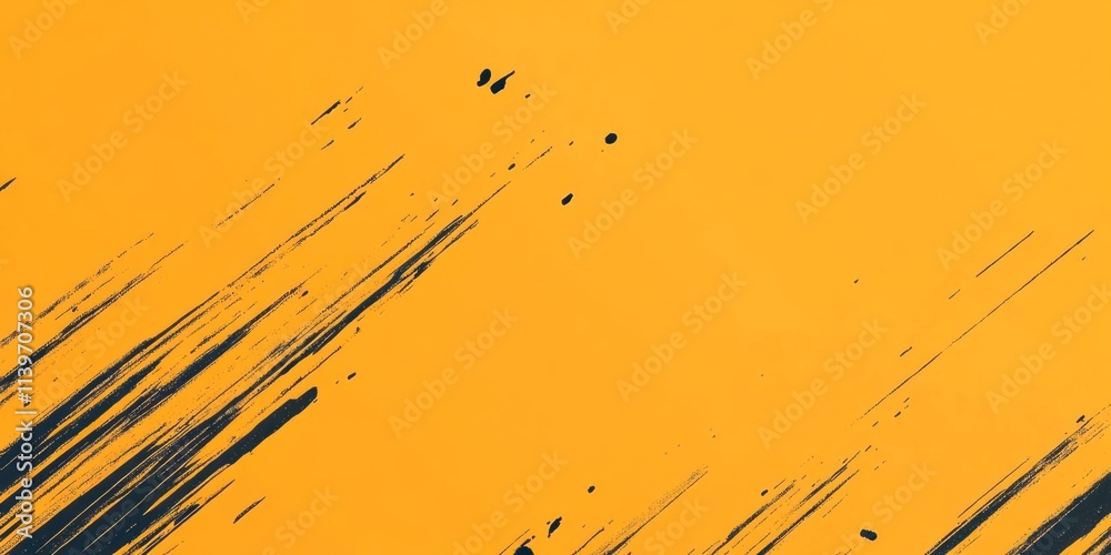 Poster bold and vibrant banner design with digital pixel edges and contrast space for creative projects