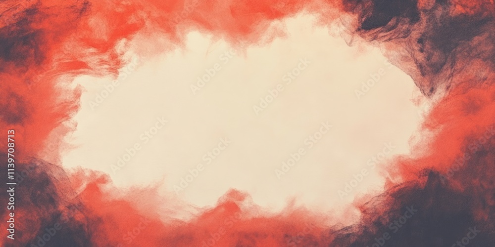 Poster vibrant banner featuring magnetic filings and a contrasting empty space for creative expressions and
